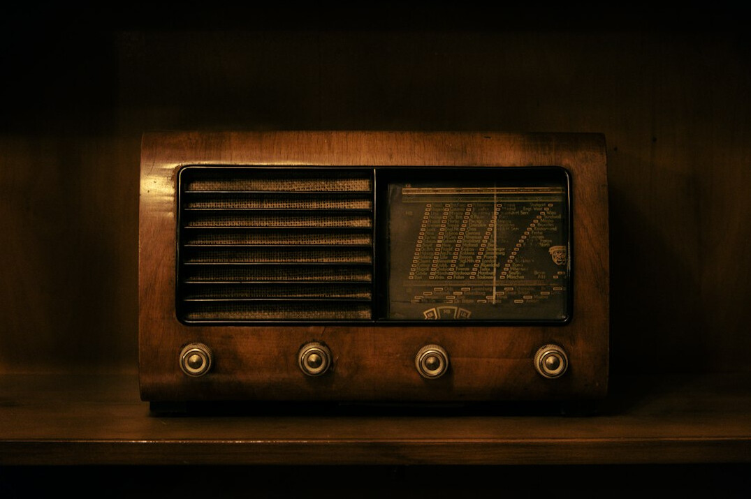 retro radio advertisement